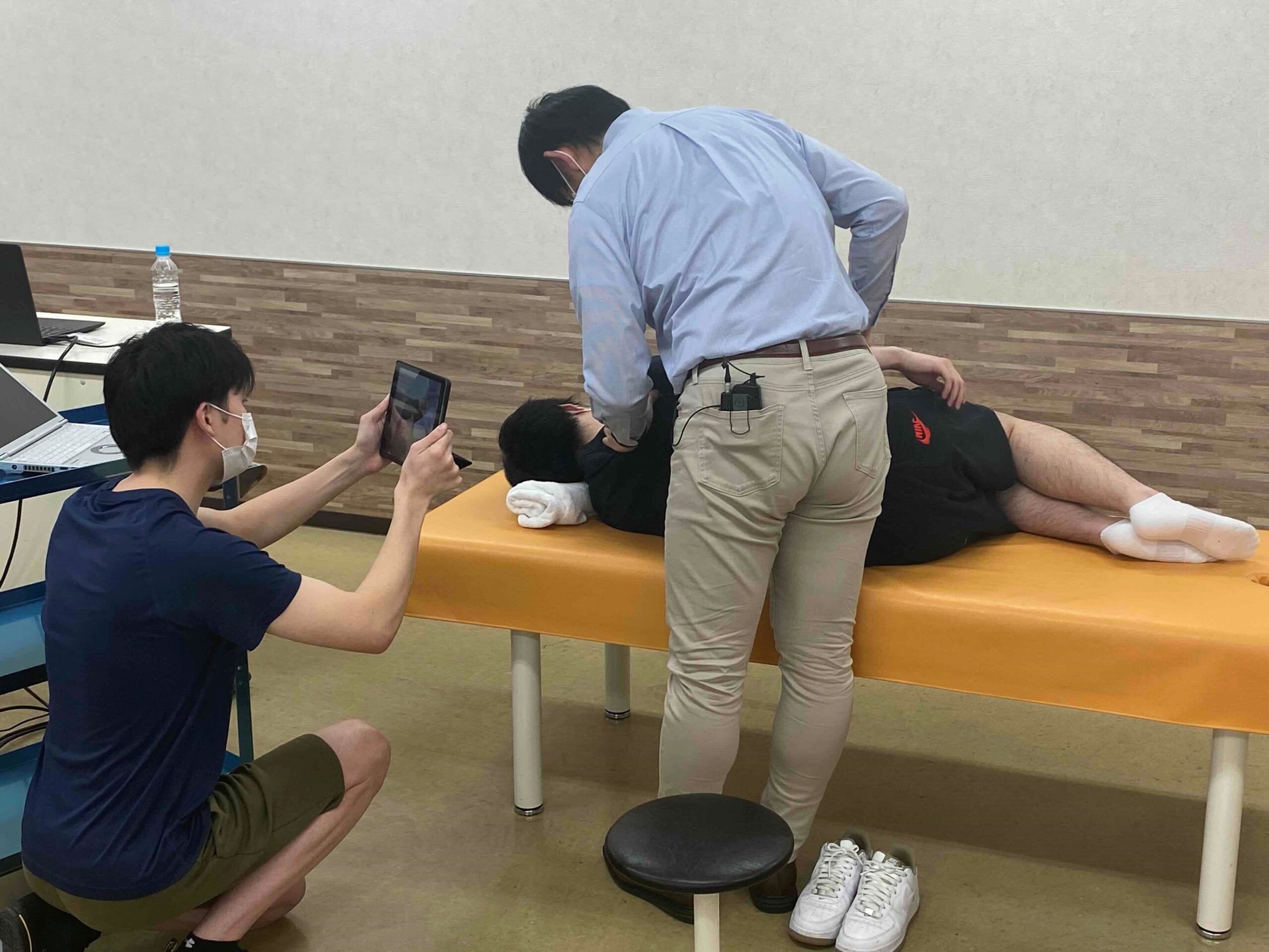リハビリをしている写真